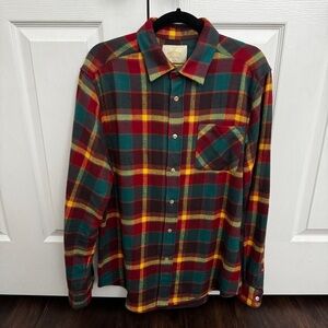 Portuguese flannel Men's Multicolor Plaid Shirt